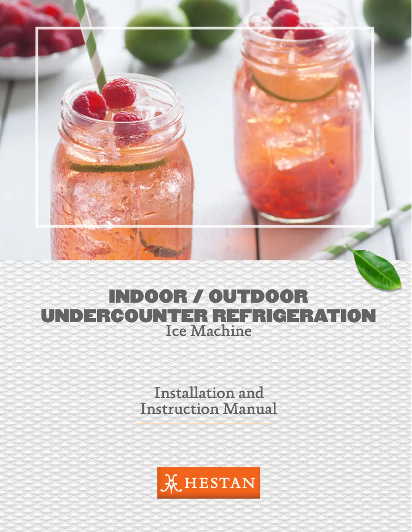 Page 1 de la notice Guide d'installation Hestan GIMR15