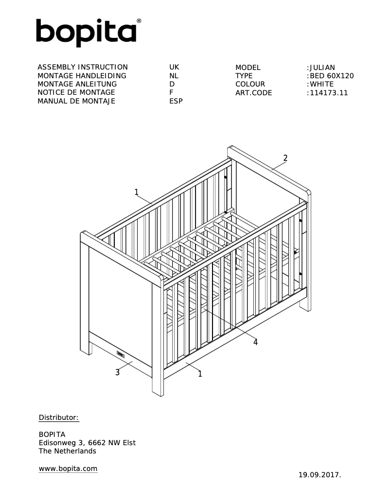 Page n°1 - Manuel utilisateur Bopita Julian