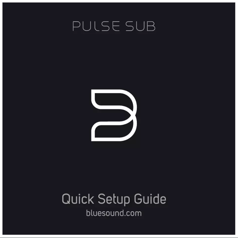 Imagen de la primera página del manual del dispositivo Pulse Sub