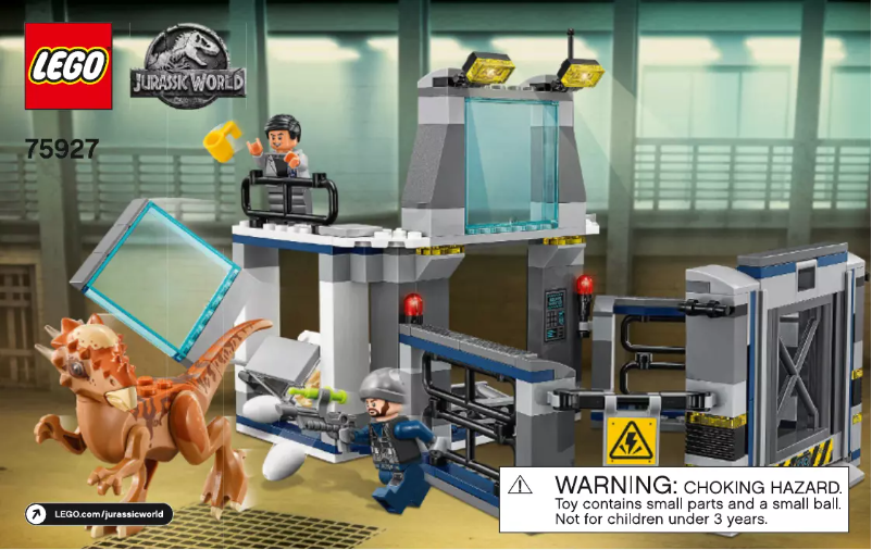 Page 1 de la notice Manuel utilisateur Lego Jurassic World 75927