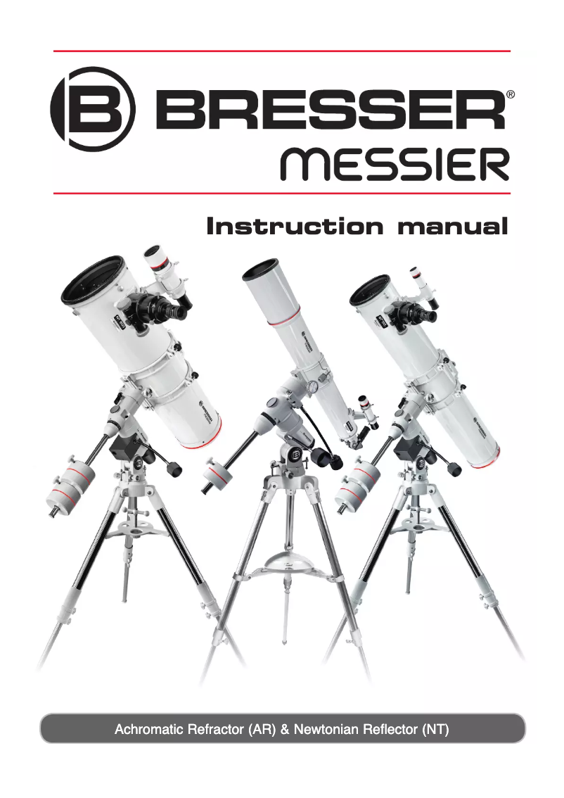 Page n°1 - Manuel utilisateur Bresser Messier AR-102L/1350 EXOS-1/EQ4