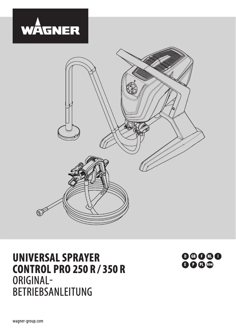 Image de la première page du manuel de l'appareil Control Pro 350 R