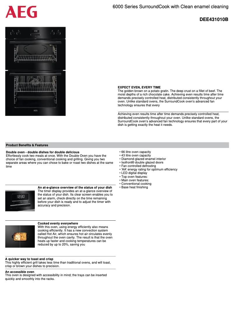 Imagen de la primera página del manual del dispositivo DEE431010B