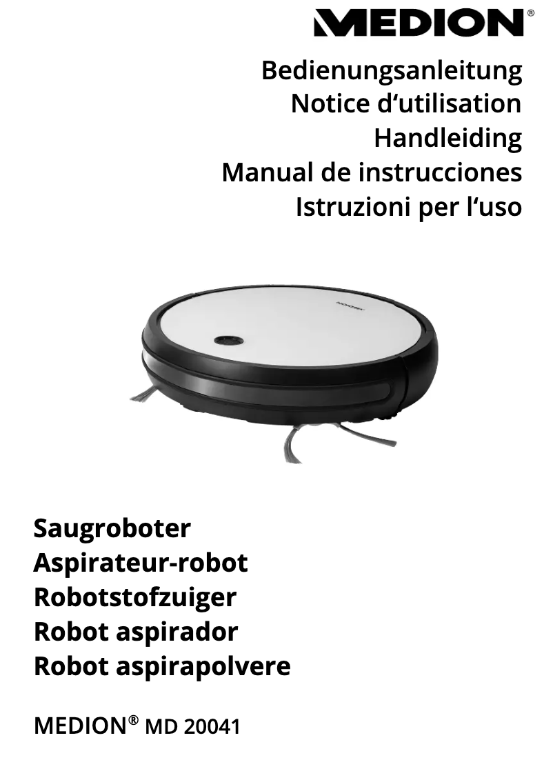 Page 1 de la notice Manuel utilisateur Medion MD 20041