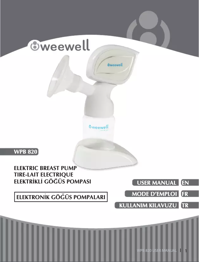 Image de la première page du manuel de l'appareil WPB 820