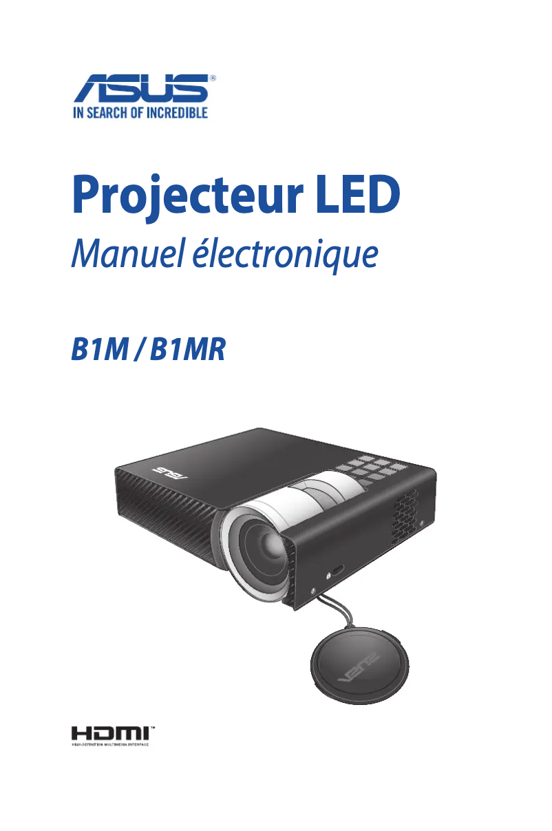 Page 1 de la notice Manuel utilisateur Asus B1MR