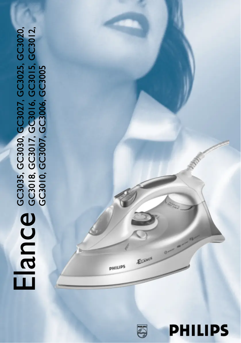 Image de la première page du manuel de l'appareil Elance GC3018
