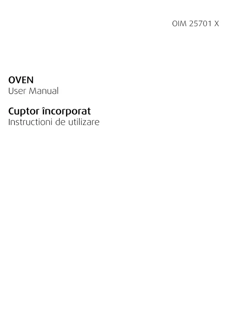 Page 1 de la notice Manuel utilisateur Beko OIM 25701 X