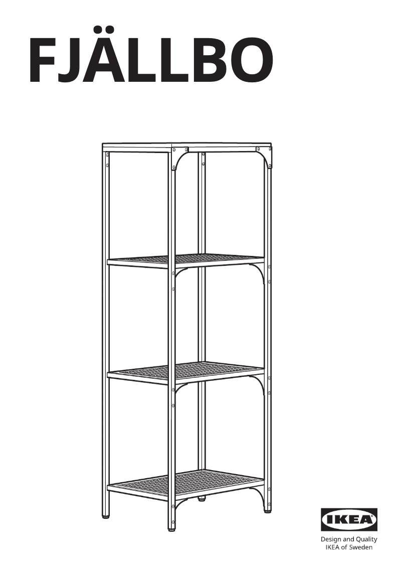 Página 1 del manual Manual de usuario Ikea FJÄLLBO 703.421.99