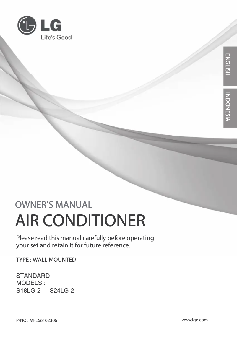 Page 1 de la notice Manuel utilisateur LG SN24LG-2