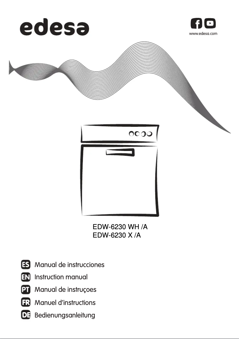Página 1 del manual Manual de usuario Edesa EDW-6230 WH