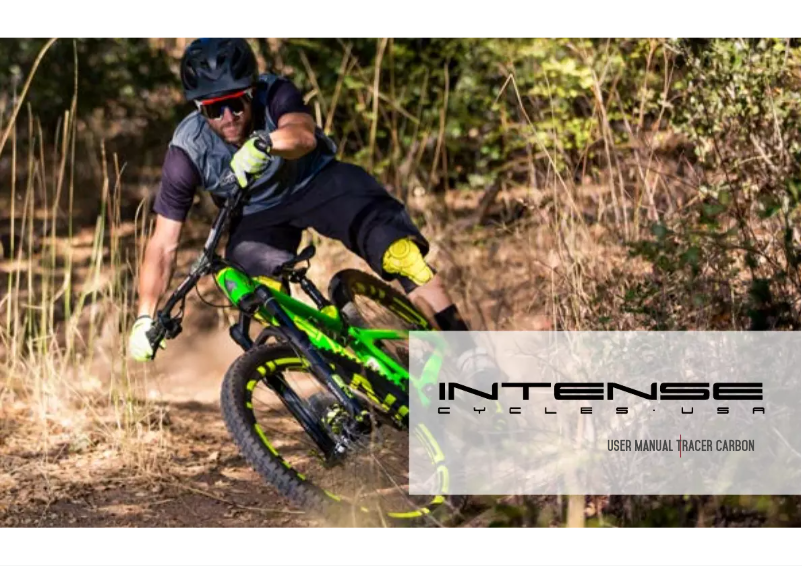 Page 1 de la notice Manuel utilisateur Intense Tracer (2018)