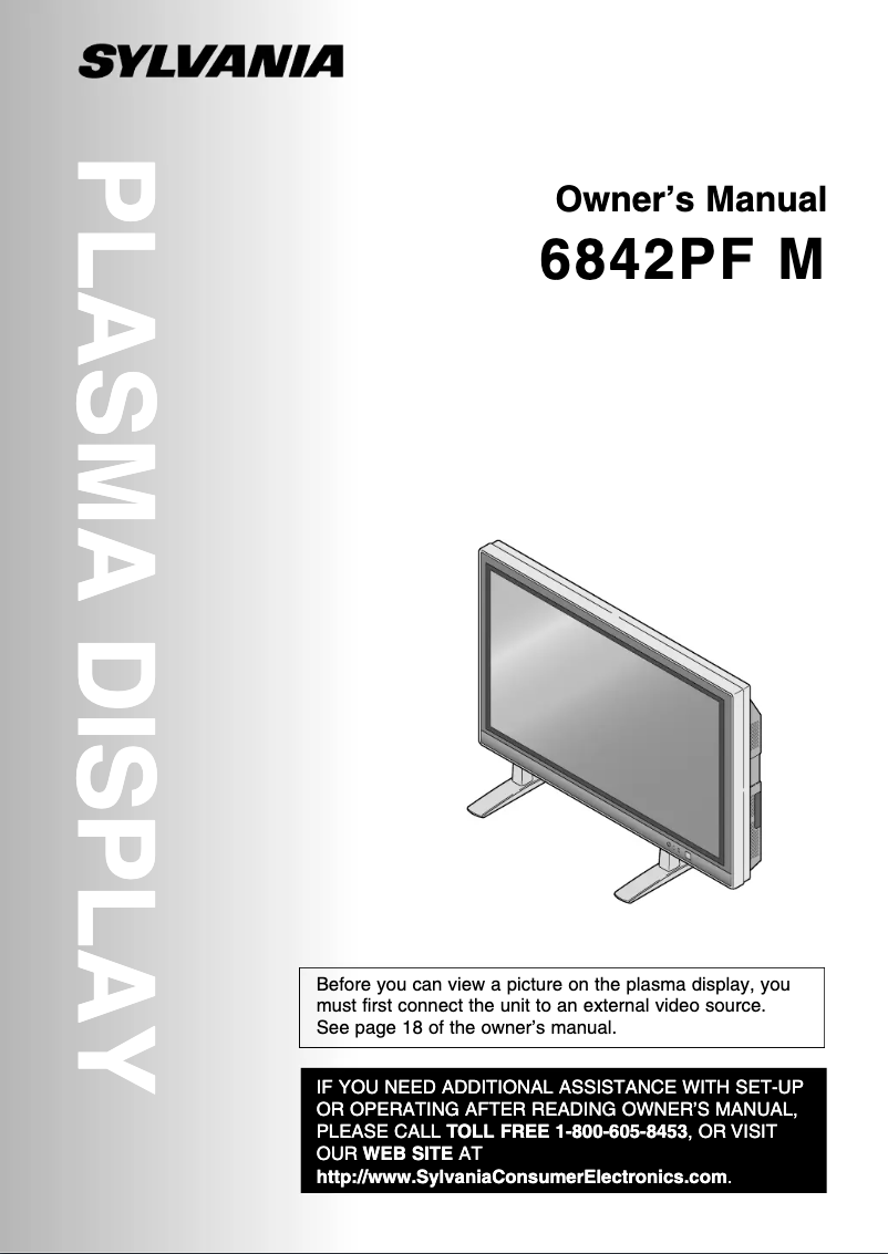 Image de la première page du manuel de l'appareil 6842PF M