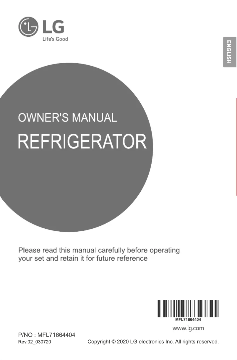 Página 1 del manual Manual de usuario LG GL-H432HLHL