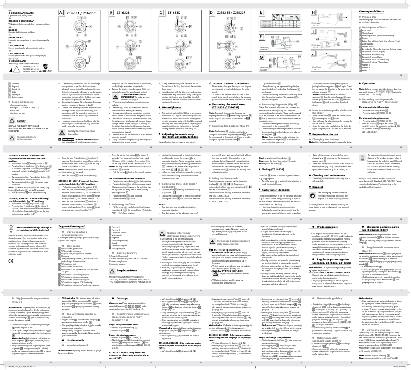 Imagen de la primera página del manual del dispositivo IAN 91944