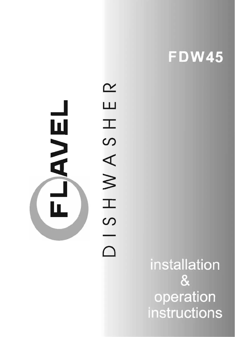 Page n°1 - Manuel utilisateur Flavel FDW451