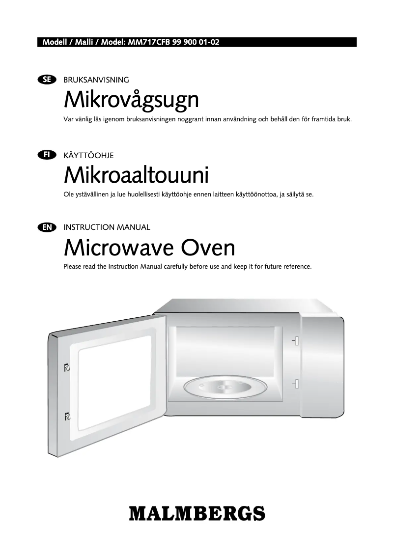 Page 1 de la notice Manuel utilisateur Midea MM717CFB