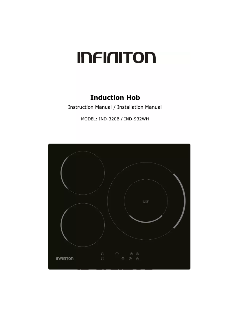 Page n°1 - Manuel utilisateur Infiniton IND-320B