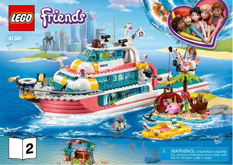 Page 1 de la notice Manuel utilisateur Lego Friends 41381