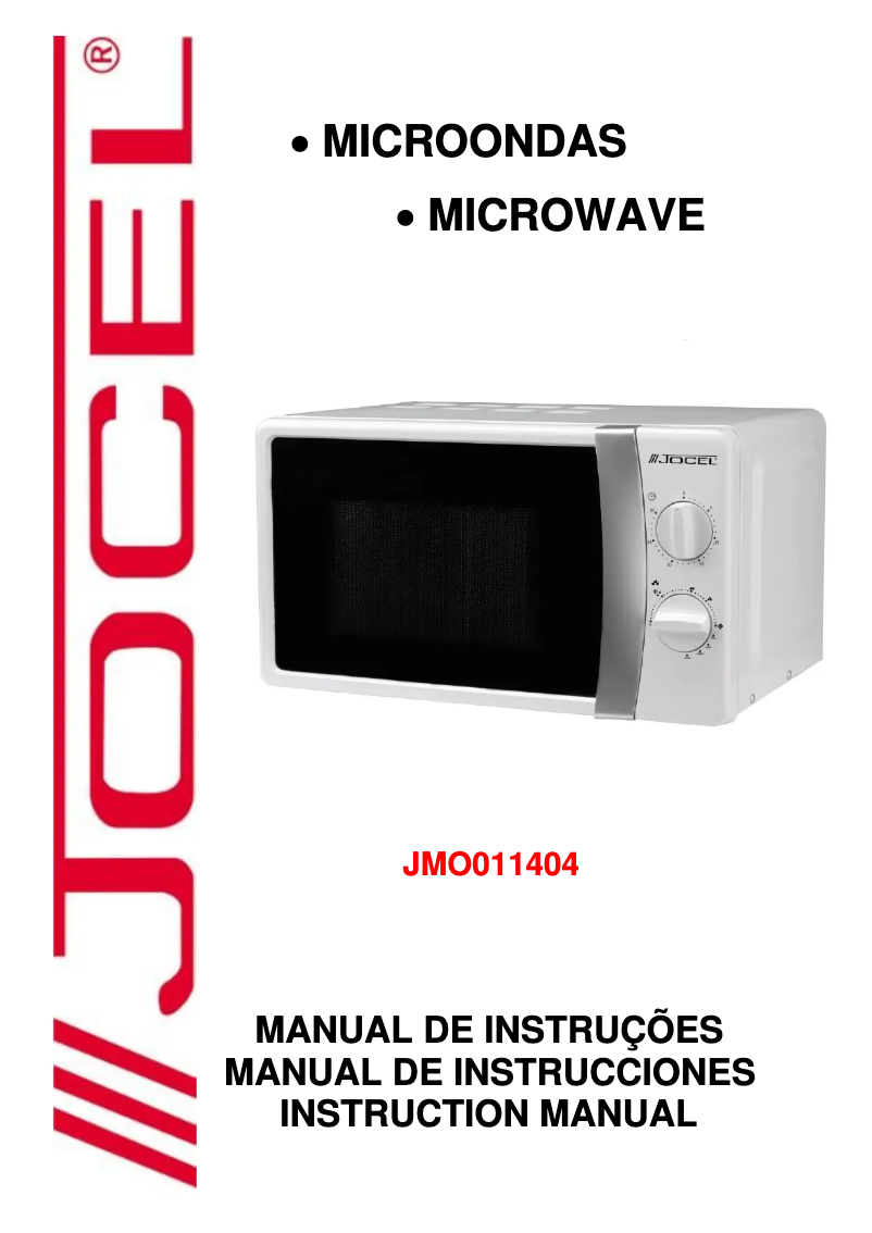 Page 1 de la notice Manuel utilisateur Jocel JMO011404