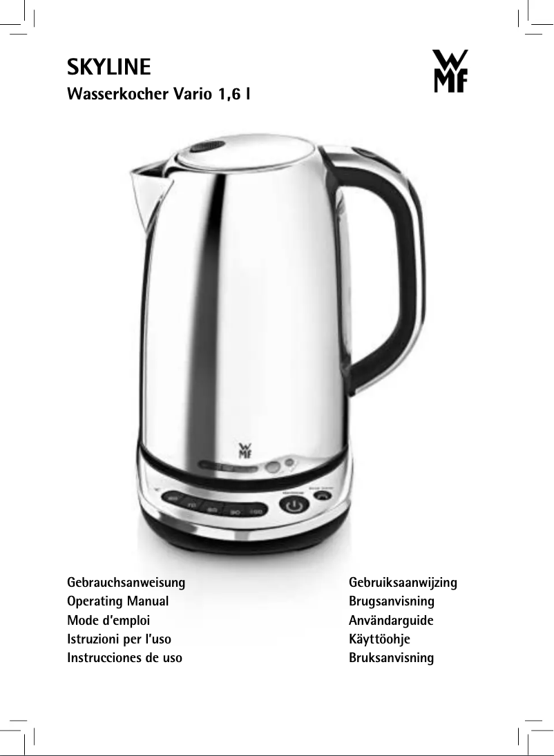 Image de la première page du manuel de l'appareil Skyline