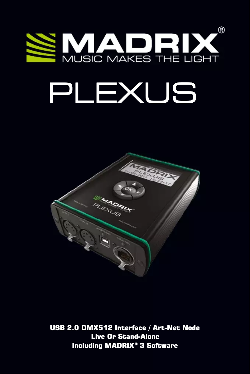 Page n°1 - Manuel utilisateur Madrix Plexus