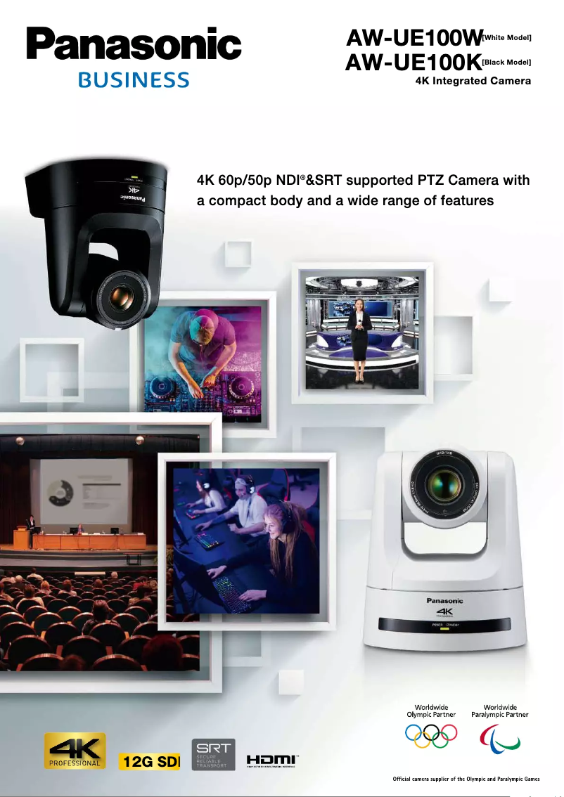 Page 1 de la notice Manuel utilisateur Panasonic AW-UE100K