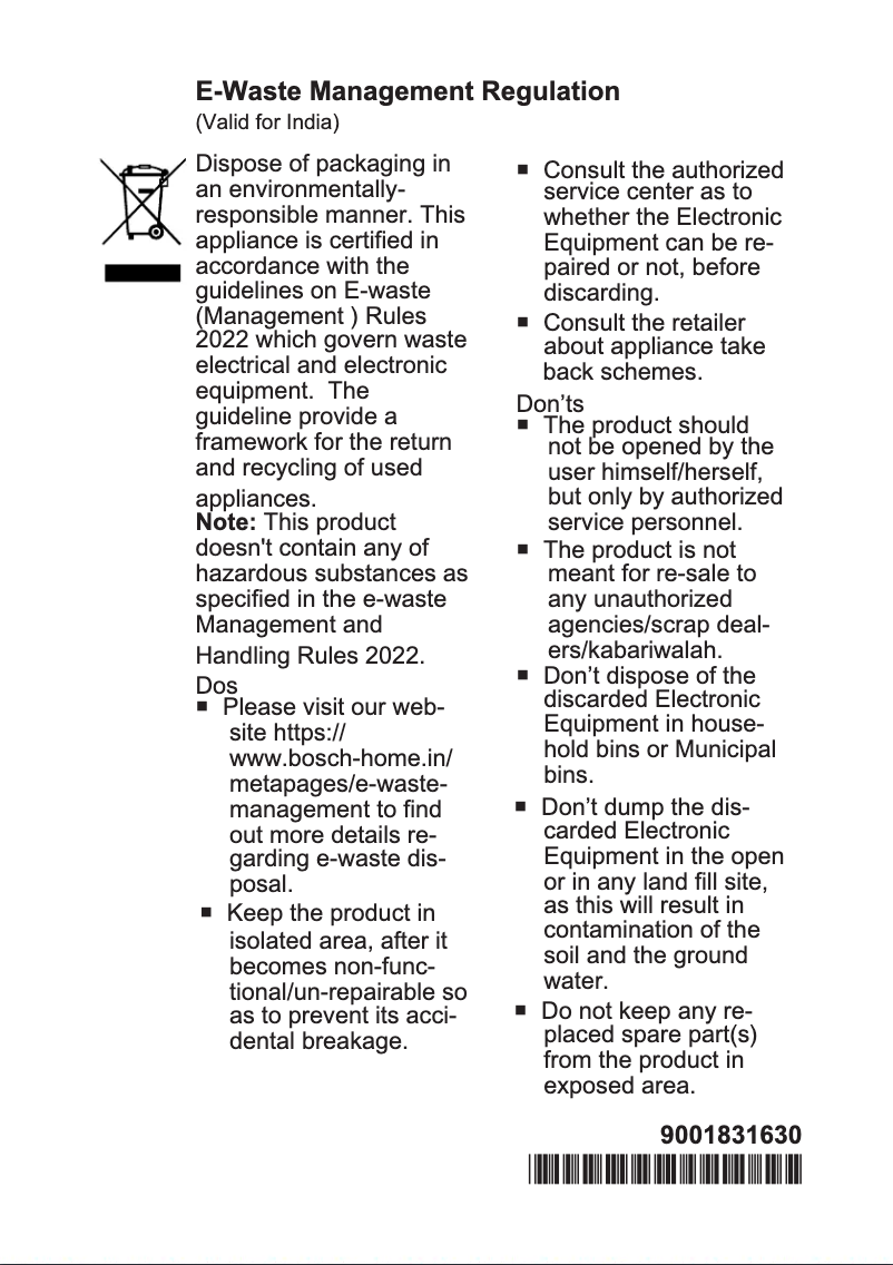 Página 1 del manual Guía de instalación Bosch PKE61RAA8B