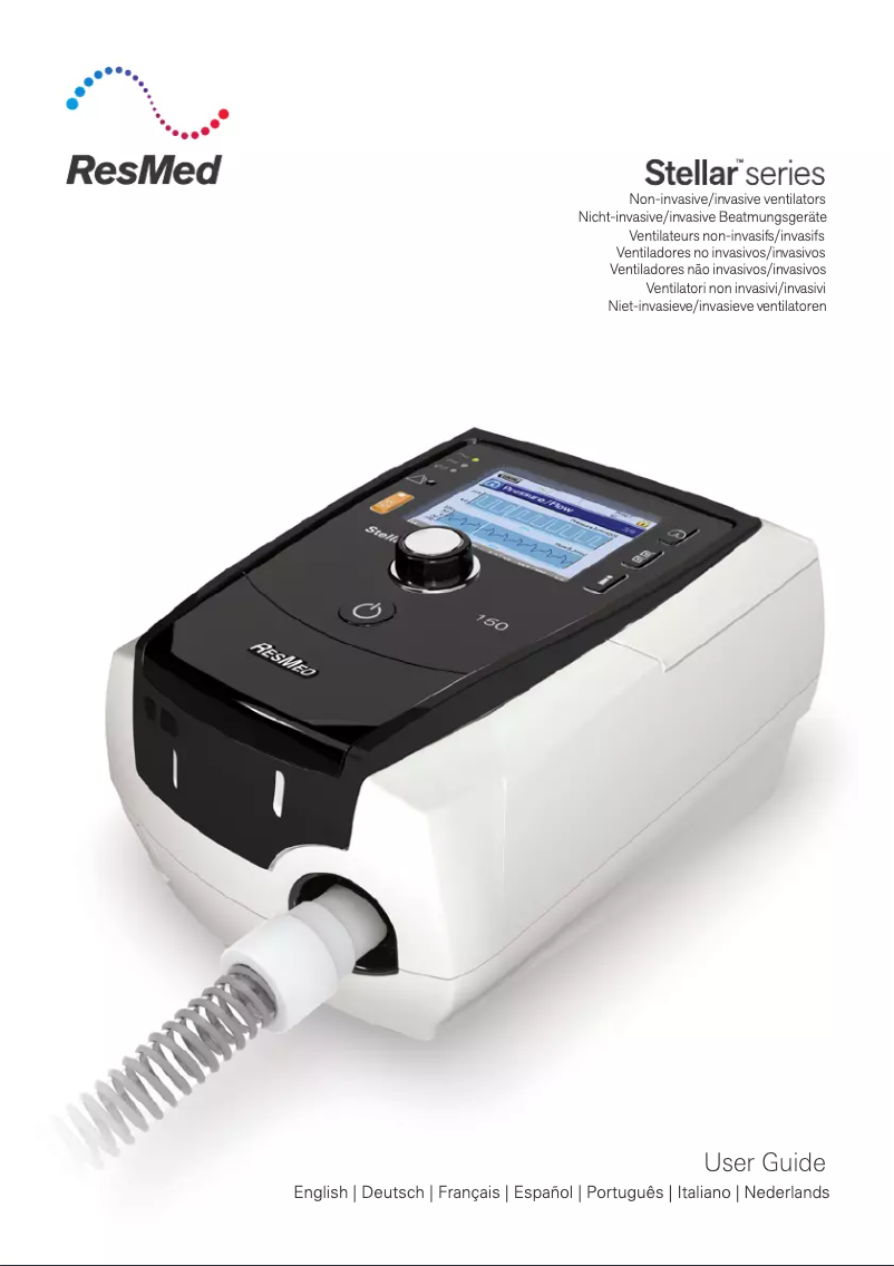 Page n°1 - Manuel utilisateur ResMed Stellar 150