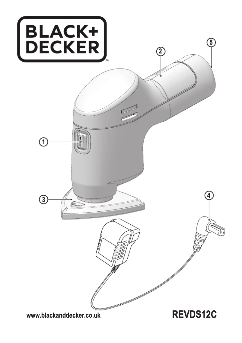 Page n°1 - Manuel utilisateur Black & Decker REVDS12C
