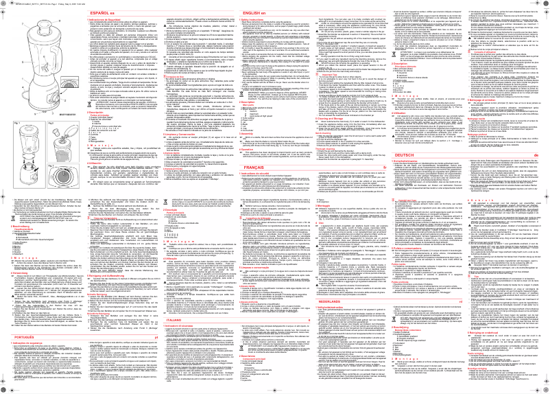 Page n°1 - Manuel utilisateur Solac BV5711