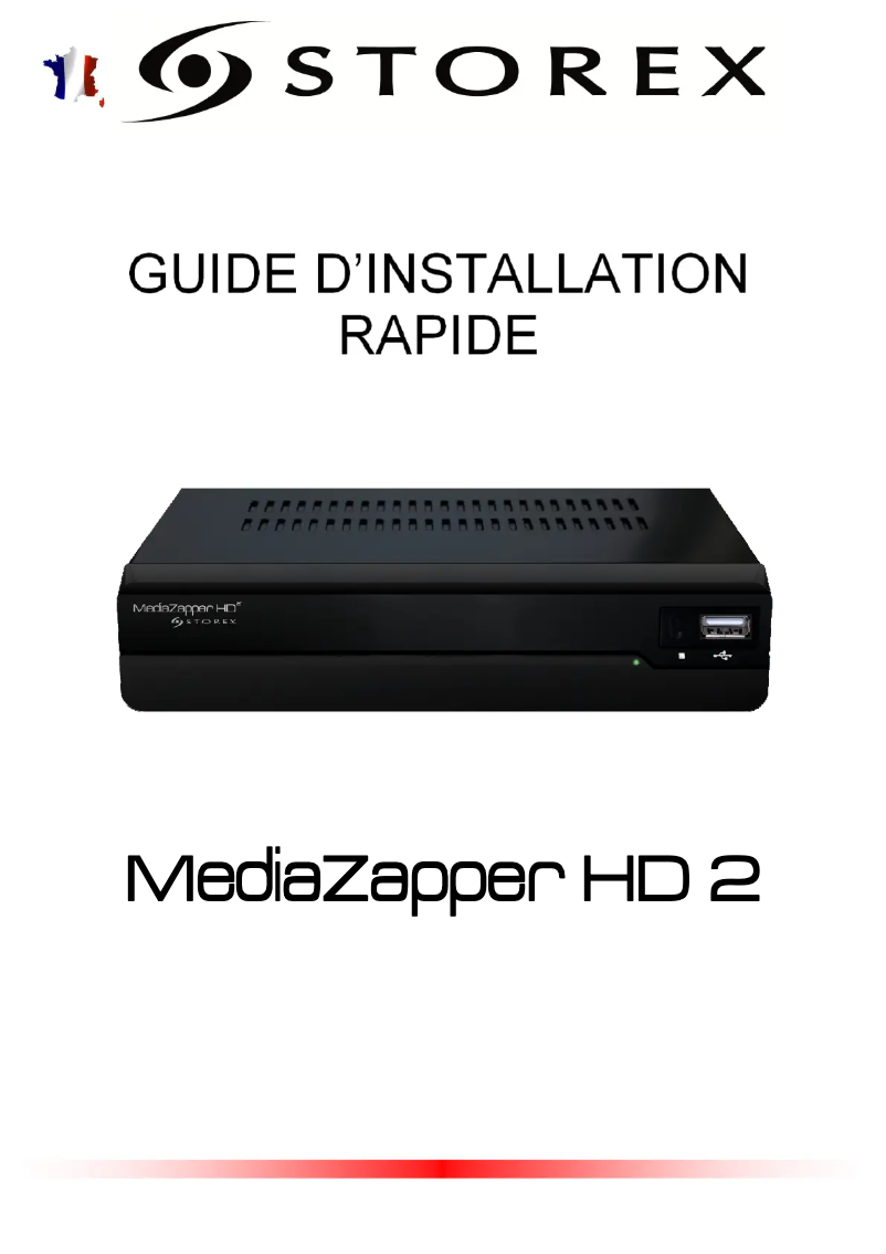 Page 1 de la notice Manuel utilisateur Storex MediaZapper HD 2