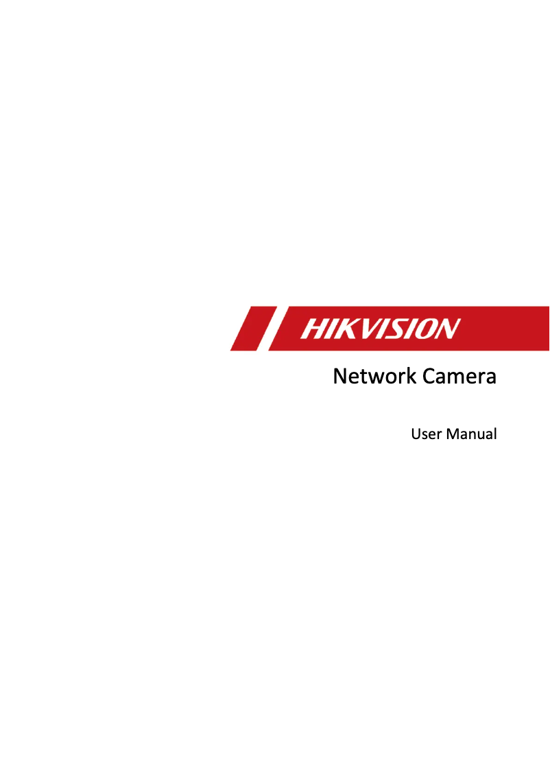 Page 1 de la notice Manuel utilisateur Hikvision DS-2CD2087G2-L