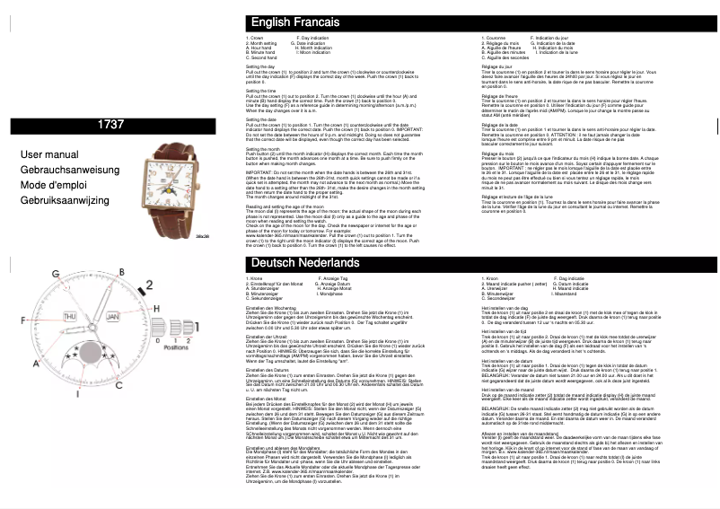 Page n°1 - Manuel utilisateur Davis 1737