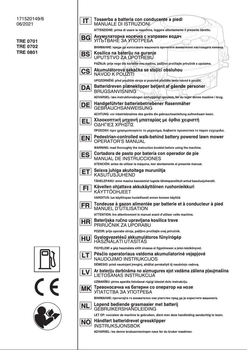 Page n°1 - Manuel utilisateur Stiga Combi 2072 H