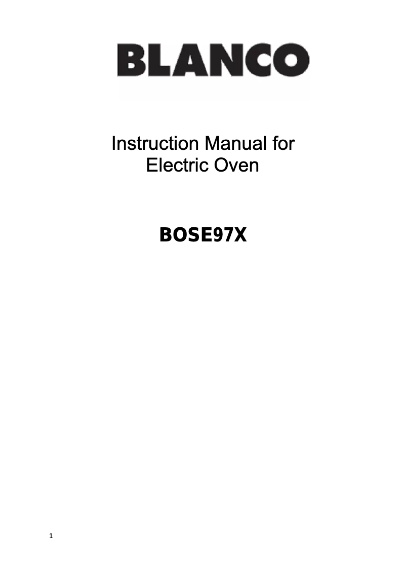 Image de la première page du manuel de l'appareil BOSE97X