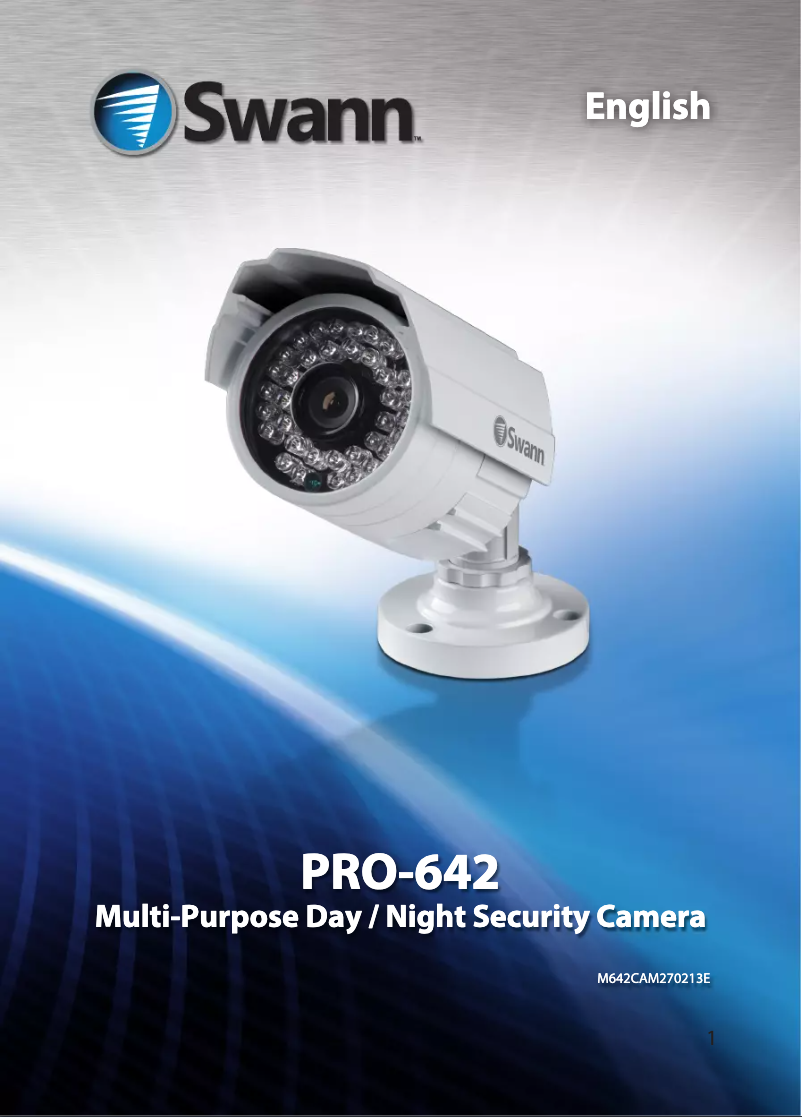 Image de la première page du manuel de l'appareil Pro-642