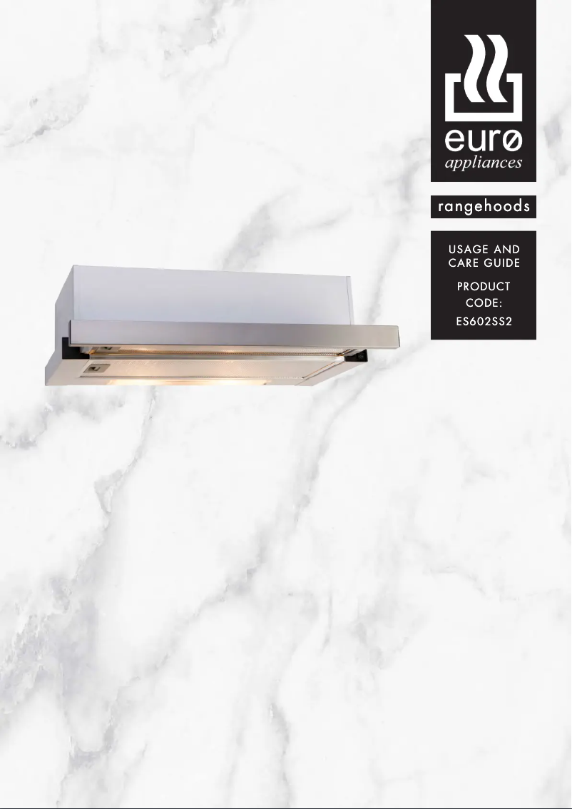 Page n°1 - Manuel utilisateur Euro Appliances ES602SS2