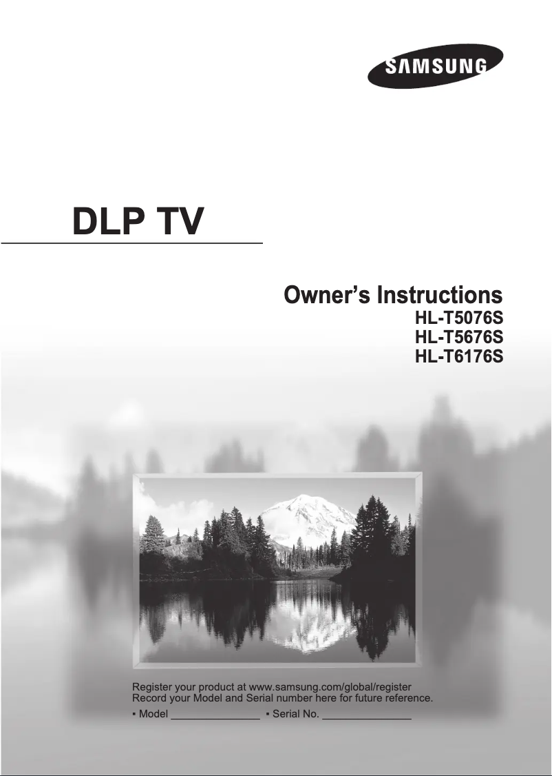 Image de la première page du manuel de l'appareil HL-T6176S