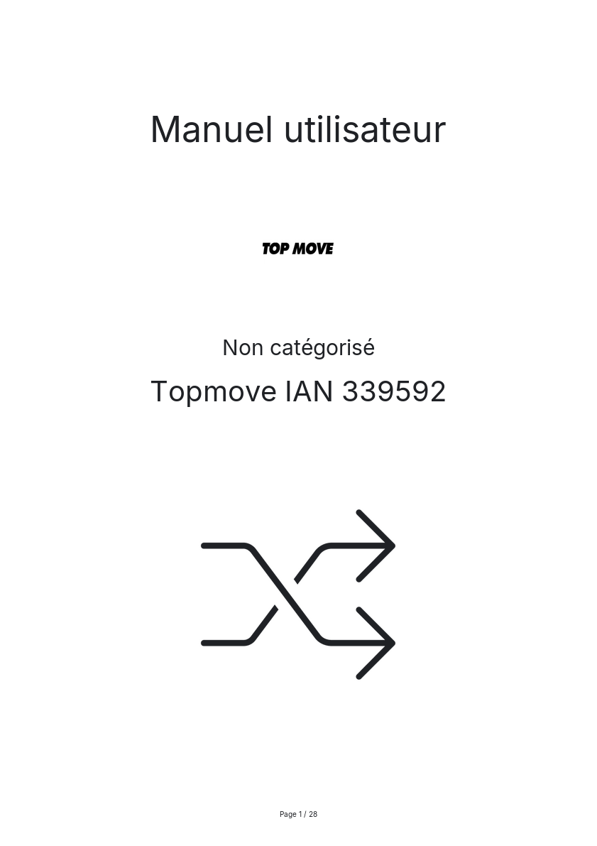 Image de la première page du manuel de l'appareil IAN 339592