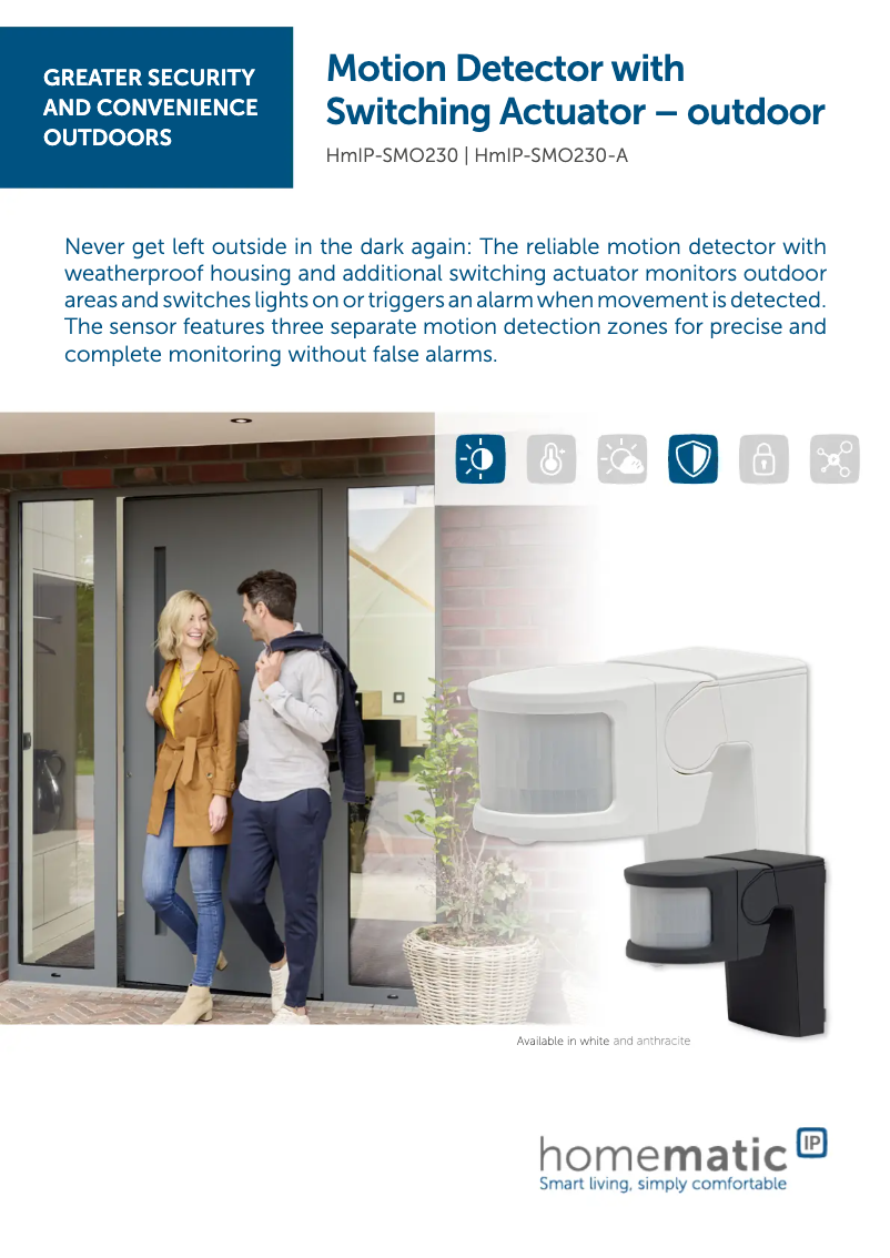 Page n°1 - Fiche technique Homematic IP HmIP-SMO230