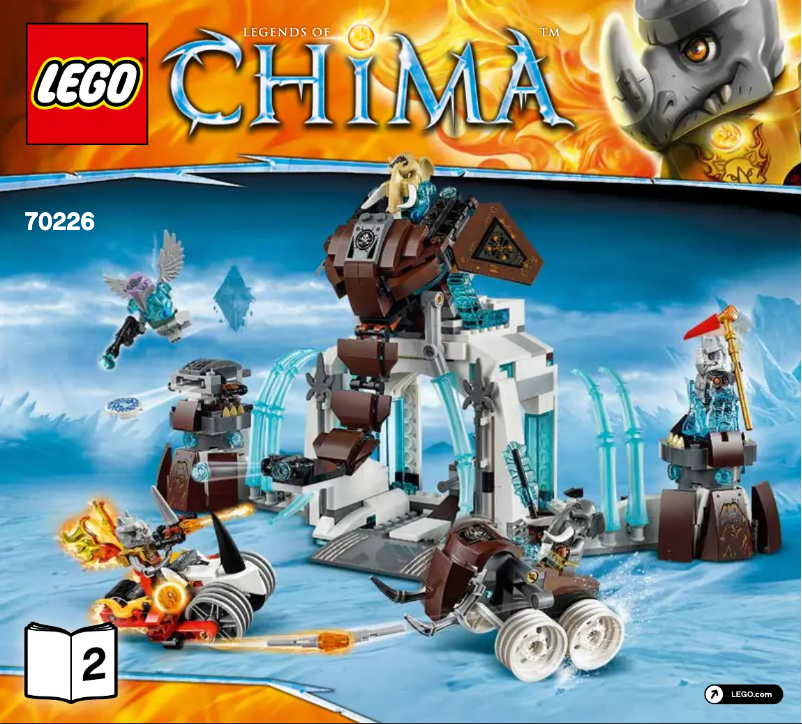Page n°1 - Manuel utilisateur Lego Chima 70226