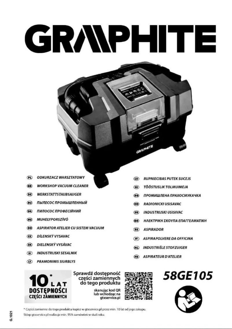 Image de la première page du manuel de l'appareil Energy+ 58GE105