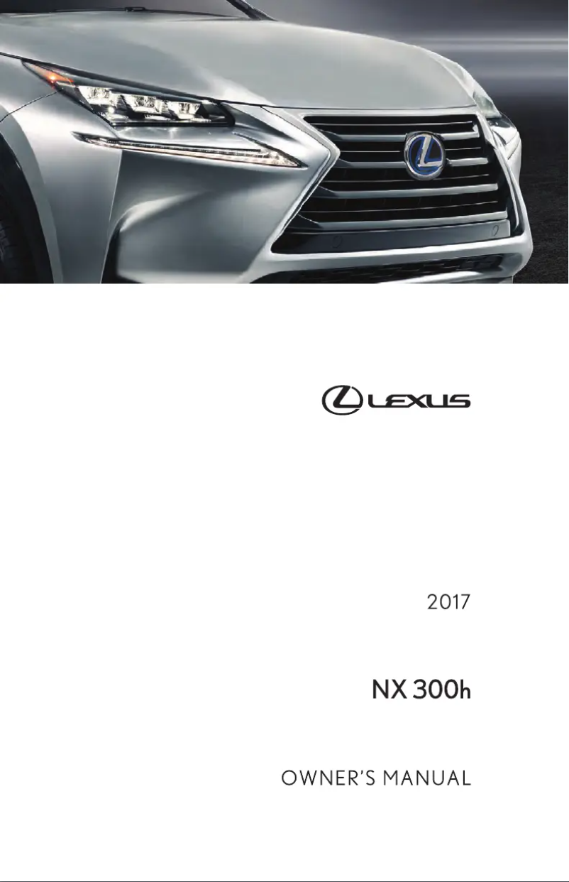Image de la première page du manuel de l'appareil NX 300h (2017)