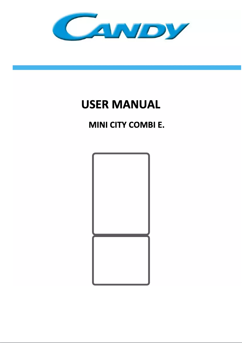 Page n°1 - Manuel utilisateur Candy CMCL 5172SWDK