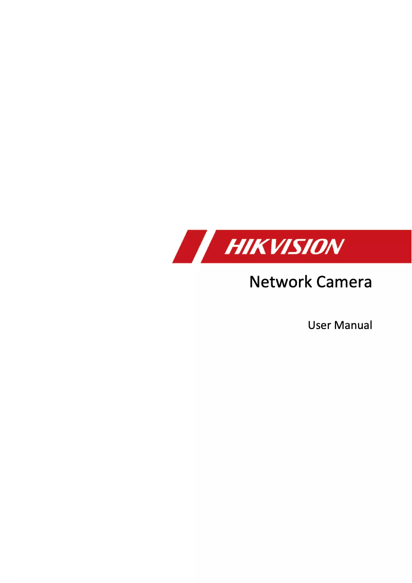 Page 1 de la notice Manuel utilisateur Hikvision DS-2CD2186G2-I