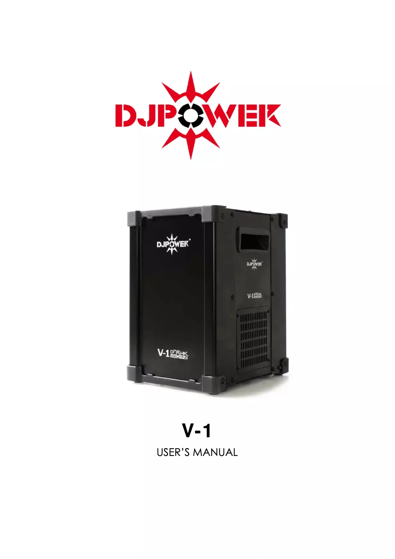 Page 1 de la notice Manuel utilisateur DJ Power V-1