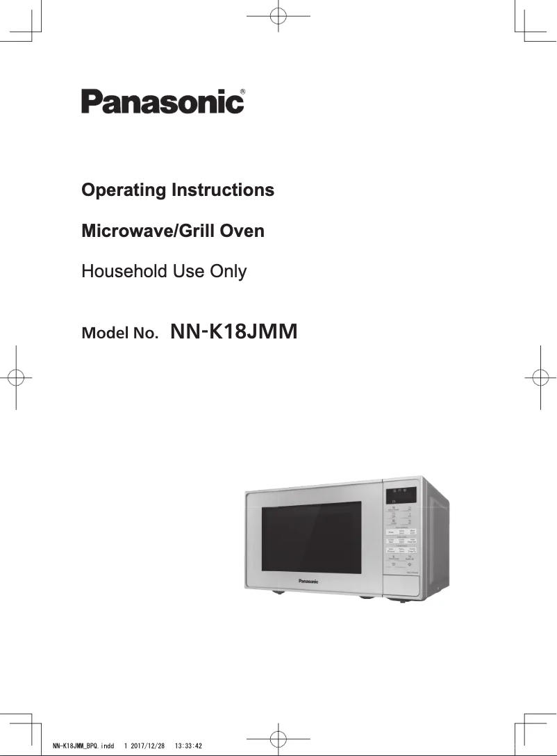 Page 1 de la notice Manuel utilisateur Panasonic NN-K18JMM