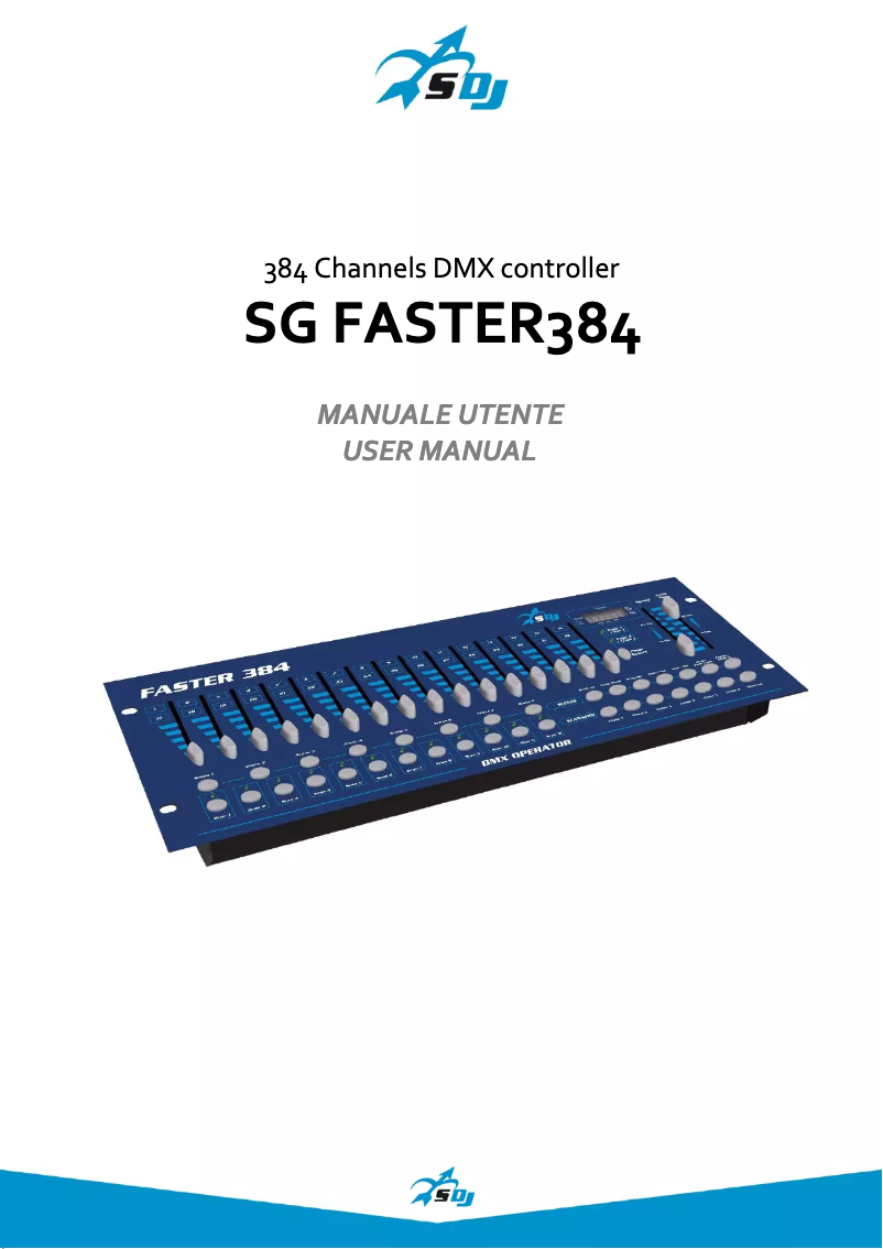 Page 1 de la notice Manuel utilisateur Sagitter Faster 384 DMX