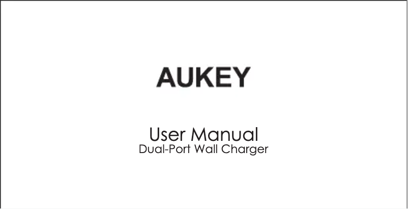 Page 1 de la notice Manuel utilisateur Aukey PA-U50